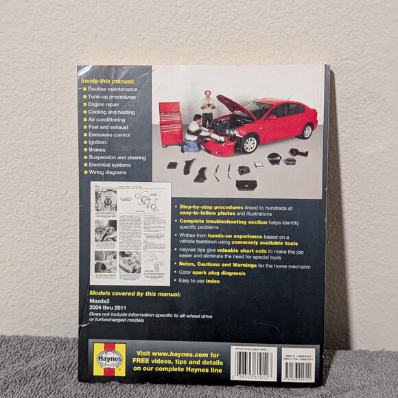 HAYNES MANUAL Mazda 3 2004-2011 with CD - Picture 2 of 4